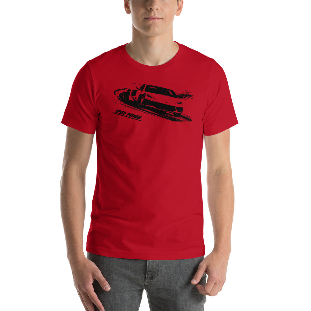 47 Racer Red Imprint Franklin T-Shirt Medium