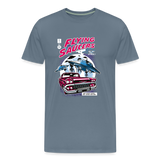 FLYING SAUCERS T-SHIRT - steel blue