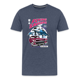 FLYING SAUCERS T-SHIRT - heather blue
