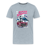FLYING SAUCERS T-SHIRT - heather ice blue