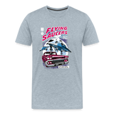 FLYING SAUCERS T-SHIRT - heather ice blue