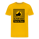 BEST IN TOWN GARAGE T-SHIRT - sun yellow