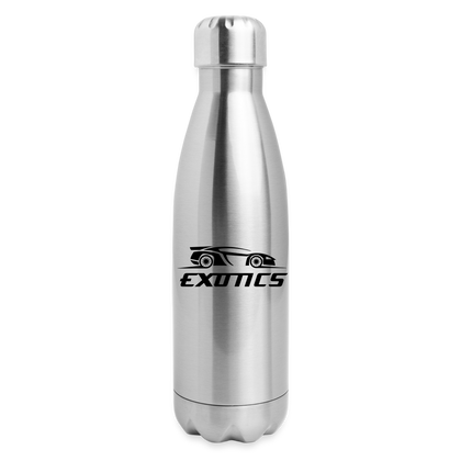 EXOTICS Insulated Stainless Steel Water Bottle - silver
