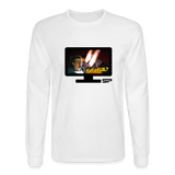 IS IT LEGAL? - FLAMES LONG SLEEVE SHIRT - white