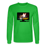 IS IT LEGAL? - FLAMES LONG SLEEVE SHIRT - bright green