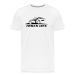 TRACK LIFE T-SHIRT DARK - white