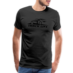 TRACK LIFE T-SHIRT DARK - black