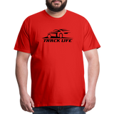 TRACK LIFE T-SHIRT DARK - red