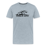 TRACK LIFE T-SHIRT DARK - heather ice blue