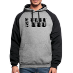 2 FAST 4 YOU COLORBLOCK HOODIE - heather gray/black