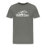 TRACK LIFE T-SHIRT - asphalt gray